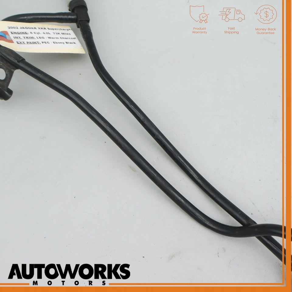 97-06 Jaguar XK8 XKR X100 Engine Radiator Coolant Bleed Hose MJA4560DB OEM - Image 4 of 4