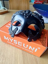 Masquerade Half Face Mask Ballroom Party Hen Do Stag Fancy Dress Men Venetian