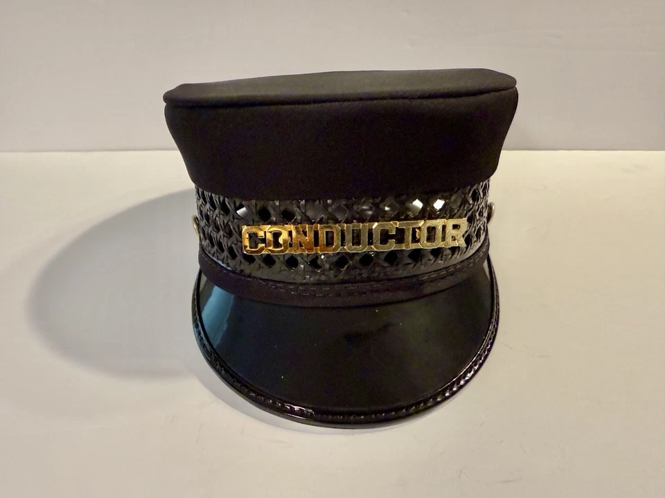 Sombrero conductor de tren Foto 3 de 4