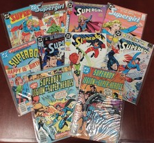 Mixed Lot of 10 DC Supergirl Superboy and the Legion Super-Heroes Comics Look 
