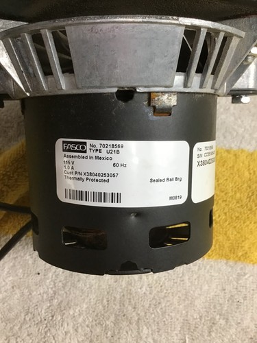 FASCO 7021-8569 Draft Inducer Blower Motor Assembly free shipping - Picture 2 of 6