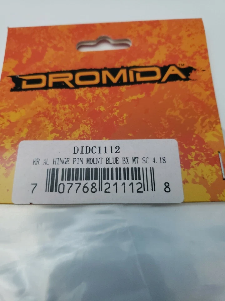 Dromida 1/18 Aluminum Rear-Rear Hinge Pin Mount (Blue) DIDC1112 - Image 2 of 3