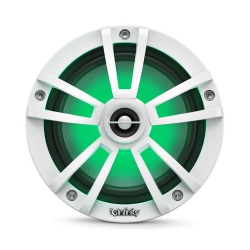 4x Altavoces Infinity Reference 6.5" 225W Max Power Marine RGB LED Blancos - Imagen 4 de 5