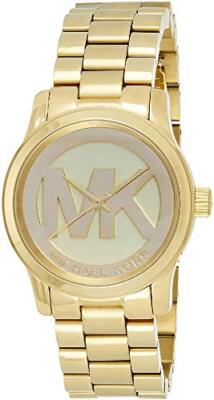 Michael Kors MK5786 Women\'s 38mm Case Runway Gold-Tone Stainless Steel Watch Michael Kors Women main image 2