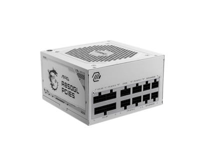 MAG A850GL PCIE5 WHITE ソウさん専用 MSI MAG A850GL PCIE5 White Power Supply, 850W 80 Plus Gold