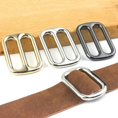 6 Pcs 1 Inch Slide Buckle Tri-Glide Adjusters - Bronze Metal Strap Slides For Backpacks & Bags