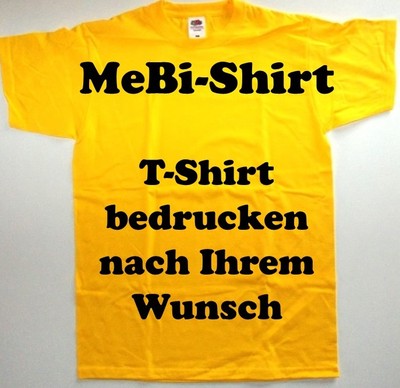 T-Shirt drucken mit Ihrem Wunschtext, Logo, Bild, Firmen, Namen, ...