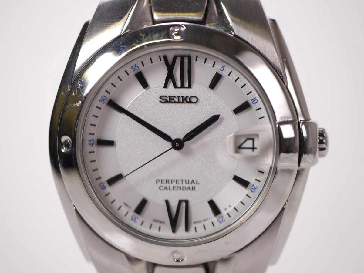 Seiko Perpetual Calendar Quartz 8F32 0010 eBay