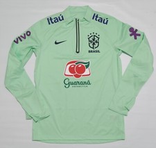 Brazil Nike Stormfit 2022/24 Green Nike Training Jacket Halfzip