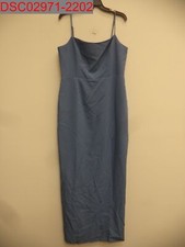 NWOT - Wayf Women's Evening Blue The Lettie Column Gown, Size XL