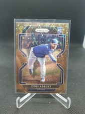 Cory Abbott 2022 Panini Prizm Baseball Bronze Donut Circles /40 No 181