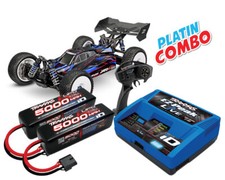 Traxxas JATO 4X4 VXL 4S passeggino blu platino combinato TRX90386-4-BLU-PLATINO-COMBO 