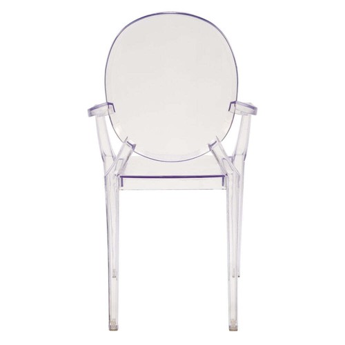 Set of 4 - Philippe Starck Replica Louis Ghost Dining Armchair - clear - Picture 3 of 3