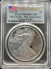 2016-W American Silver Eagle PCGS PR69 DCAM Lettered Edge First Strike
