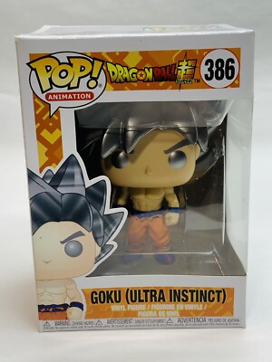 Funko Pop Dragonball Super GOKU Ultra Instinct) Vinyl Figure #386