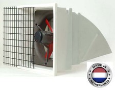 EXHAUST FAN Commercial - Incl Hood, Screen Shutters - 24" - 3 Spd - 6203 CFM 1
