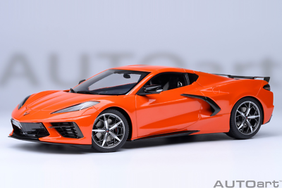  1シリーズ E88コンバーチブル1/18 CHEVROLET CORVETTE C8 Z51 STINGRAY COUPE SEBRING ORANGE 1:18 by