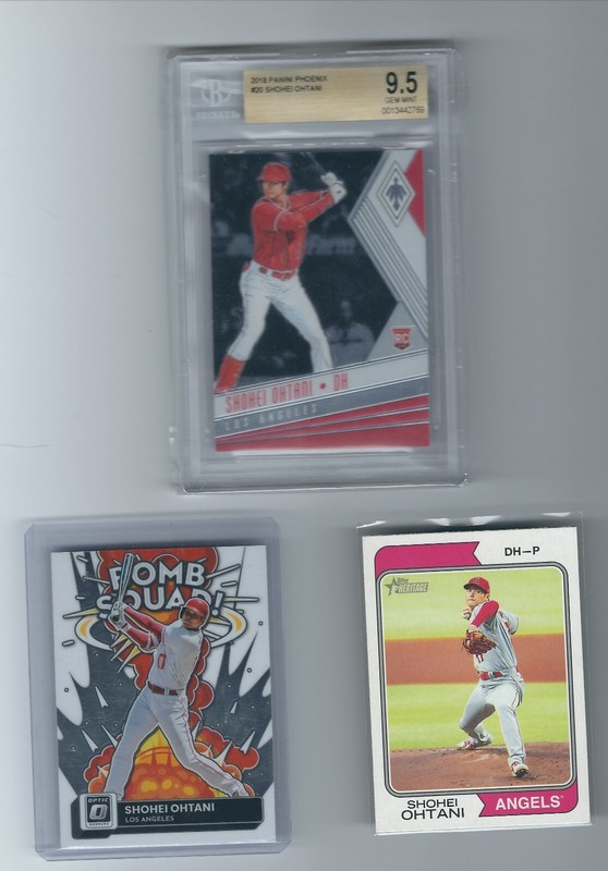 Shohei Ohtani 2018 Panini Chronicles Phoenix #20 RC BGS 9.5 