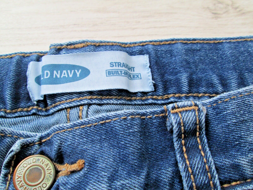 ❤ OLD NAVY Boys Jeans Denim Pants 14 Husky Adjustable waist navy cotton FREESHIP - Picture 11 of 20