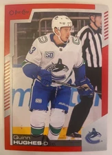 2020-21 O-Pee-Chee Red Border Quinn Hughes #323