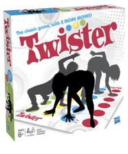 Twister Party Game With 2 More Moves New In Box Hasbro Classic Family Game