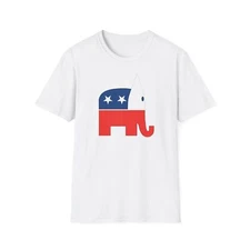 GOP Republican Logo Unisex Gilden Softstyle T-Shirt
