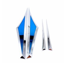 DIY Sricker Decor Decal Front Door Side Fender Trim Cover for Car SUV Sedan Van