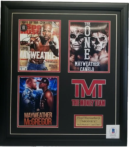 Original Autographed Boxing Items Floyd Mayweather Jr.