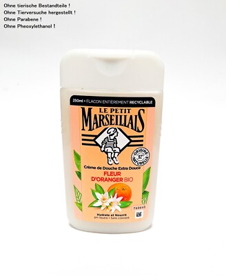 Duschgel Orange Le Petit Marseillais Orangenblüten  Duschcreme 250ml  Frankreich