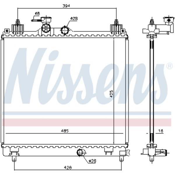 KüHler WasserküHler MotorküHler Passend FüR Suzuki Ignis MF 1.2-image