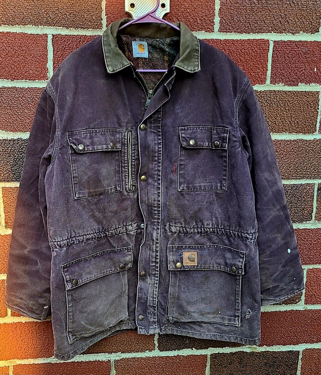 VTG Carhartt PB1373 Chore Jacket Mens LARGE Coat Blanket VTG Carhartt PB1373 Chore Jacket Mens LARGE Coat Blanket