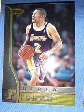 1997 Bowmans Best Derek Fisher Rookie Card Los Angeles Lakers #R15 MVP HOF NBA