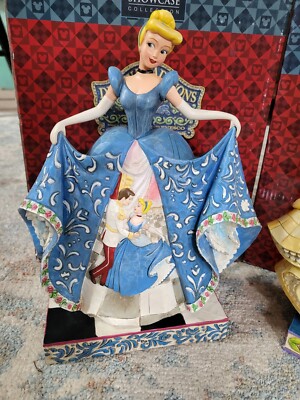 Disney Traditions Jim Shore CINDERELLA & BELLE FIGURES both New In