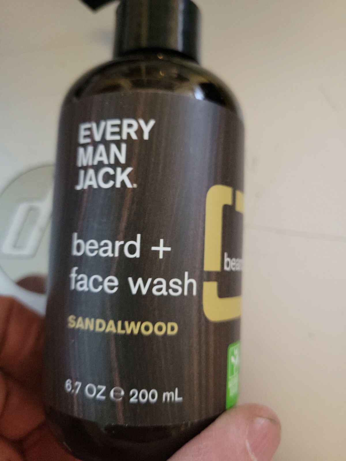Every Man Jack Bart & Gesichtswaschgel – Sandelholz, 200 Ml, Natürlich, Ohne Parabene, Tierversuchsfrei