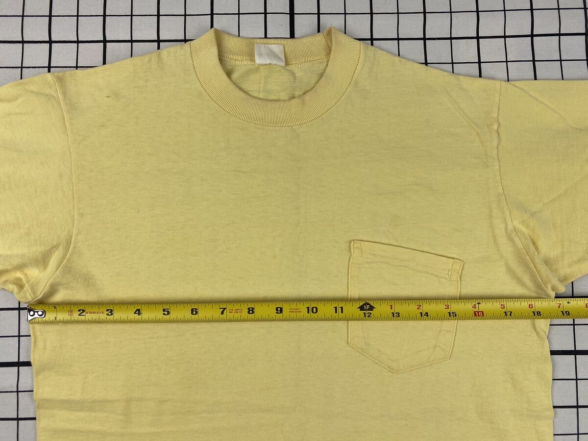 VINTAGE 60s 70s PENNEYS TOWNCRAFT SELVEDGE POCKET T SHIRT M VINTAGE 60s 70s PENNEYS TOWNCRAFT SELVEDGE POCKET T SHIRT M