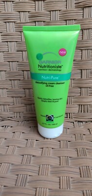New Garnier Nutritioniste Nutri-Pure Detoxifying Cream Cleanser 6.7 oz 