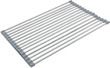 Roll Up Dish Drying Rack Stainless Kitchen Accessories Foldable Dish Rack Ant...