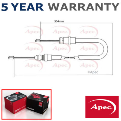 Apec Front Hand Brake Cable Fits Citroen C8 Dispatch Peugeot 807 806 Fiat Ulysse