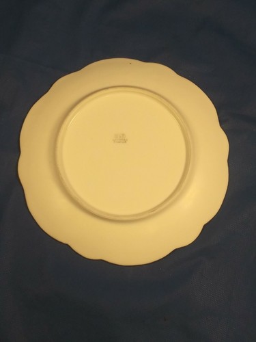 T & V Limoges Hand Painted Dish Artist Signed 1892-1906 Pink Yellow Roses 7" - Picture 4 of 5