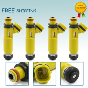 4PCS Fuel Injectors For MAZDA MX-5 Miata RX-8 RX-7 195500-4450 Tested & Cleaned