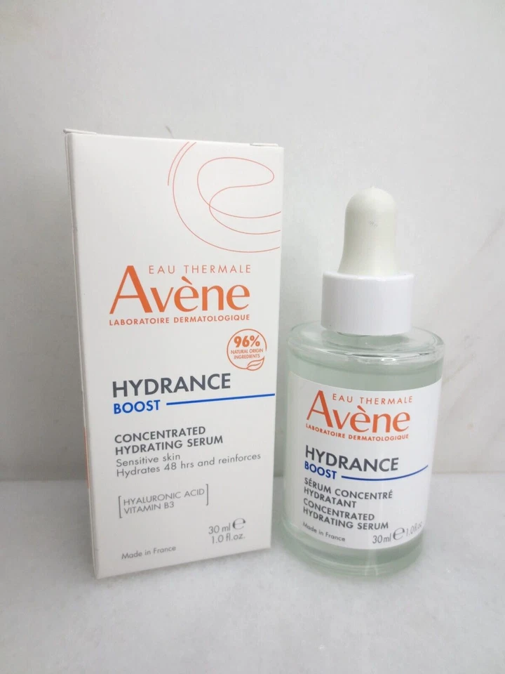 SUERO HIDRATANTE CONCENTRADO AVENE HYDRANCE BOOST 1 OZ EN CAJA 2 PIEZAS CADUCIDAD: 27/03 Foto 2 de 4