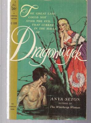 Dragonwyck ~ Cardinal Gothic Romance C339 may 1959 1st Anya Seton