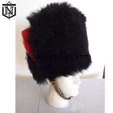 Newly British Royal 1950's to 1970's Guardsman's, Black Halloween Bearskin Hat