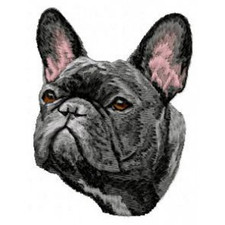 French Bulldog Frenchie Dog 43 Embroidered Patches 2" 3" and 4" sizes