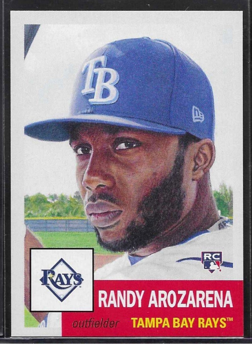 2020 TOPPS LIVING SET # 353 RANDY AROZARENA Rookie Tampa Bay Rays 2259 Printed c
