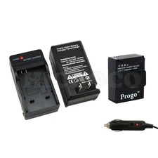 Progo Battery + Charger For GoPro HD Hero 3 HERO3 Camera AHDBT-201 AHDBT-301