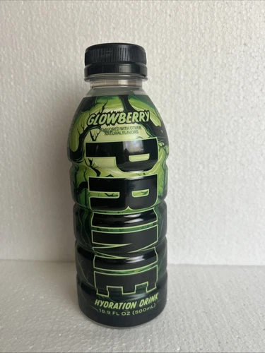 NEW RELEASE PRIME HYDRATION DRINK GLOWBERRY 2024 FLAVORED 1 16.9 FL OZ BOTTLE