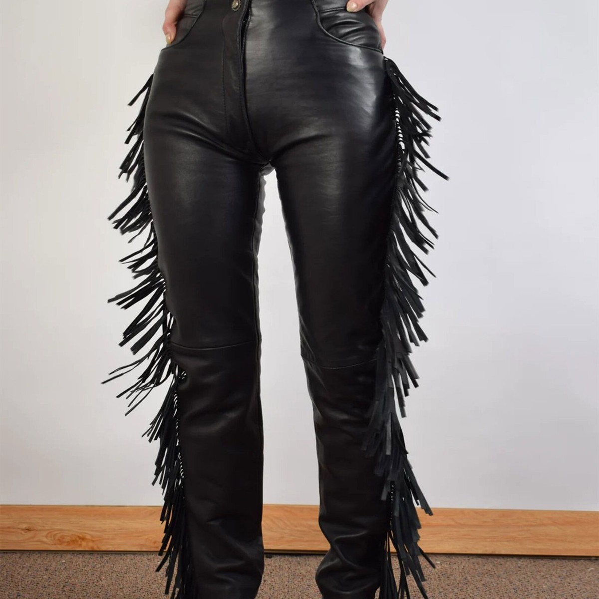 High Waist Fringe Pant, Leather Fringe Pant, Pant women, USA Style Fringe  Pant | eBay UK