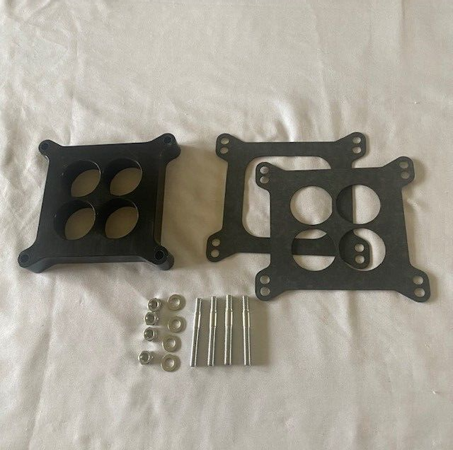 Holley Edelbrock AFB 4 Brl Ported 1/2 inch Thick Phenolic Carburetor Heat Spacer eBay