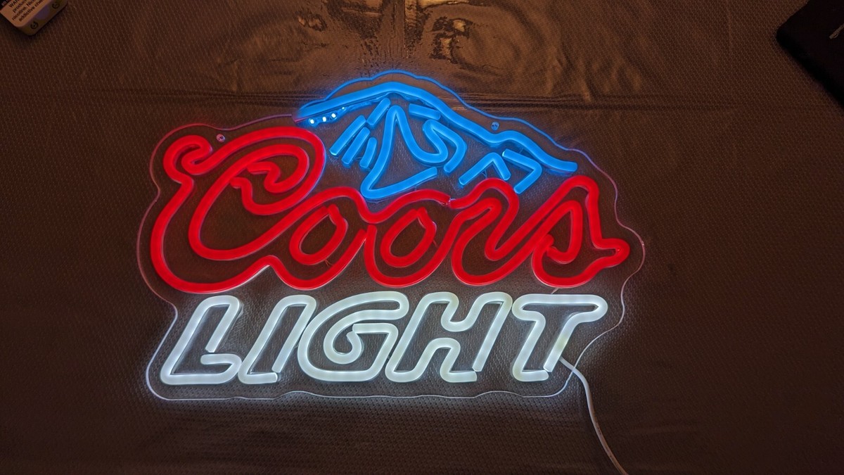 ネオン管 クアーズ ZIMA ライト バー ビール COORS ディスプレイ USED品 ビアサーバーノブ COORS LIGHT シフトノブ クアーズ